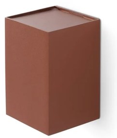 Aplica perete aluminiu maro teracota, 1xGU10, LUNE square