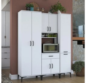 Set dulapuri bucătărie Jenaretta 19 (alb + negru). 1107091
