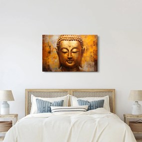 Tablou - Buddha, pictură în ulei (90x60 cm)