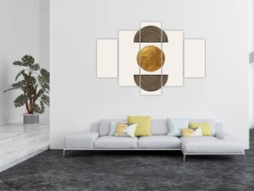 Tablou - Ornament de aur N⁰1 (150x105 cm)