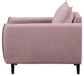 Fotoliu mov lavandă cu tapițerie din catifea Juli – Ropez