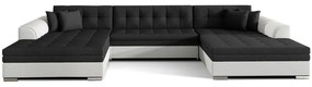 Colțar Vento 355cm negru