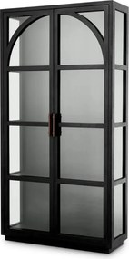 Vitrina design LUX, Furnir Stejar negru, San Bernardino