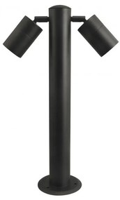 Stalp de exterior cu spoturi directionabile IP44 ROLF 2 50cm negru