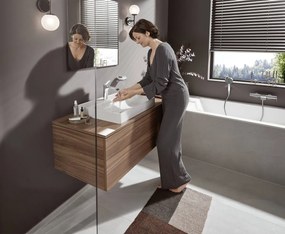 Baterie lavoar Hansgrohe Vivenis 110, ventil pop-up, crom - 75020000