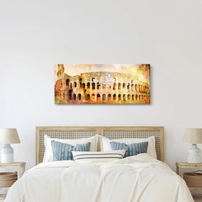 Tablou - Pictură digitală, Colosseum, Roma, Italia (120x50 cm)