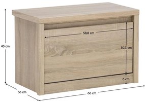Pantofar Nordanas 23 (Stejar sonoma) . 1097186