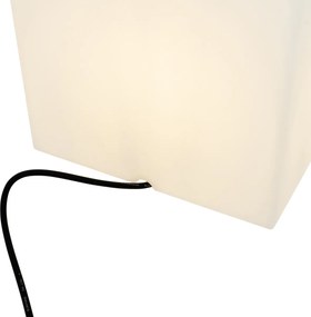 Lampă de exterior inteligentă albă 30 cm pătrat inclusiv LED A60 IP44 - Nura