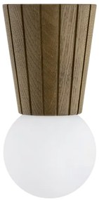 Argon 8974 - Plafonieră de baie VOLANTE 1xG9/6W/230V IP44 Ø 12 cm, maro