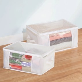 Set 2 cutii depozitare iDesign Zipper