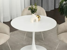 Masă de sufragerie Crispin (alb). Promo -15%. 1111742