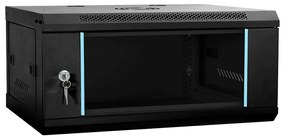 vidaXL Dulap de rețea cu depozitare Negru 60 x 35 x 28 cm Oțel