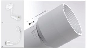Spot LED directionabil pe sina LUMI TRACK 3Line 5W alb