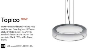 Lustra LED suspendata Topico sp d45