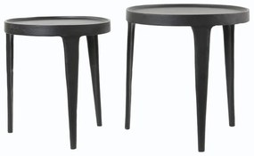 Măsuțe auxiliare 2 buc. rotunde ø 43 cm Tobias – Light &amp; Living