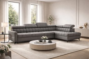 Colțar extensibil pentru dormit Nardo Maxi dreapta - plus gri Pretty 17