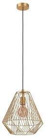 Lustră pe cablu STYPE 1xE27/40W/230V aurie Eglo 43695