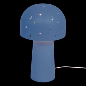 Atmosphera - Lampă de masă pentru copii STARRY MUSHROOM, 1xE14/25W/230V, albastră
