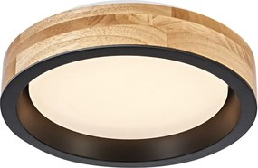 Osram -LED Plafonieră LED dimabilă MARIANO LED/16W/230V Ø 31 cm stejar/negru