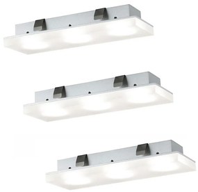 Paulmann 93577 - SET 3x LED Lampă încastrată FLEECY 3xLED/3,6W/230V