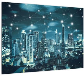 Tablou - Metropolă stălucitoare (70x50 cm)