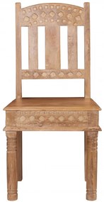 Set 2 scaune din lemn Lakadee maro