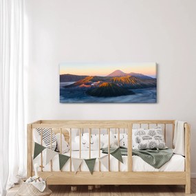 Tablou cu muntele Bromo în Indonesia (120x50 cm)