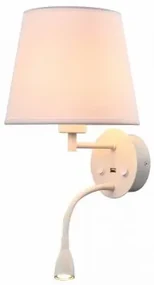 Aplica moderna 1 bec E27+led 3W+USB Caicos 6091 Mantra