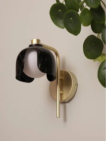 Osram - Lampă de perete DECOR COROLLE 1xG9/20W/230V neagră/aurie