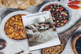 ANDRE 3343 covor lavabil Condimente, bucatarie, anti-alunecare - argint / bej