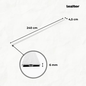Înlocuitor de pardoseală din vinil SPC stejar Atakama 2400x45x6 mm