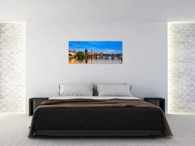Tablou cu podul Carol (120x50 cm)