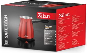 Ibric electric Zilan ZLN3627 Rosu, putere 800W, Capacitate 6 cesti