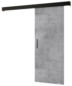Uși culisante 90 cm Sharlene I (beton + negru mat + negru). 1043574