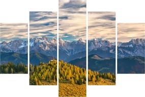 Tablou - panorama montană (150x105 cm)
