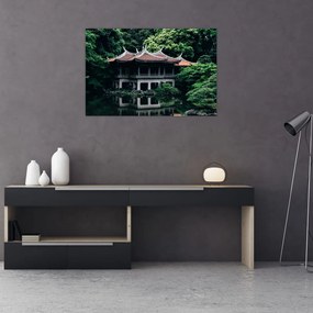 Tablou cu grădina japoneză națională (90x60 cm)