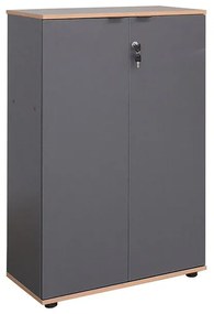 Dulap pentru birou Taker I, Pako World, Antracit, 72x34x109 cm