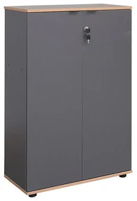 Dulap pentru birou Taker I, Pako World, Antracit, 72x34x109 cm