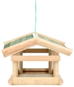 Hranitor de pasari, 35x29,5x21 cm, lemn masiv