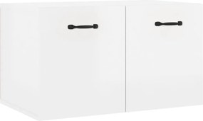 vidaXL Dulap de perete, alb extralucios, 60x36,5x35 cm, lemn compozit