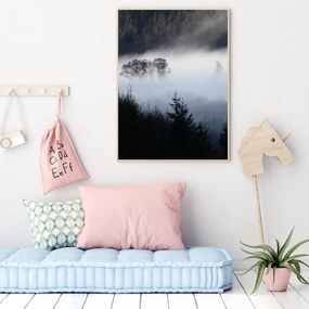 Poster - Păduea în ceață (A4)