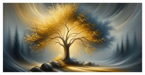 Tablou copacul vieții magic în ceață