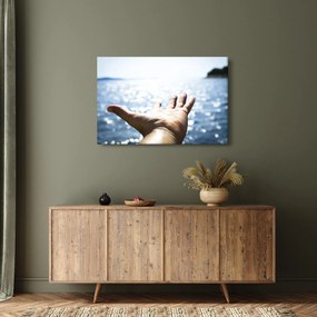 Tabloul cu palma deschisă (90x60 cm)