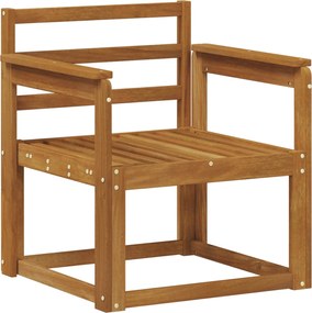 vidaXL Canapea de exterior Lemn Solid de Acacia natural