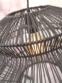 Lustra/Pendul eco din ratan Zanzibar round 40cm, bl