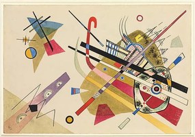 Reproducere Untitled; Ohne Titel, 1922, Kandinsky, Wassily