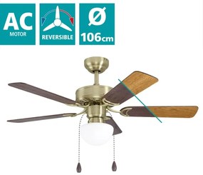 Ventilator de tavan CADIZ 1xE27/40W/230V Eglo 35075