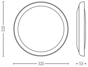 Plafonieră LED dimabilă Philips PEBBLO LED/10W/230V 2700K alb