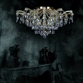 Plafoniera Cristal Bohemia Exclusive diametru 80cm MARIA TEREZIA 40 CE