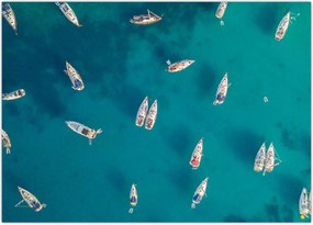 Tablou - Sailboats (70x50 cm)